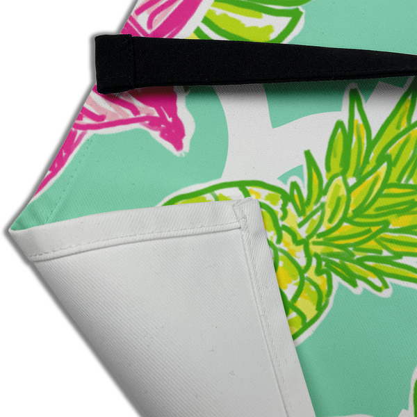 Preppy Hibiscus Apron - (Detail)
