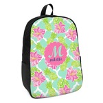 Preppy Hibiscus Kids Backpack (Personalized)
