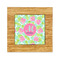 Preppy Hibiscus Bamboo Trivet with Ceramic Tile Insert (Personalized)