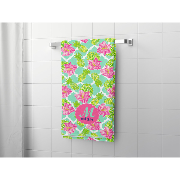 Preppy Hibiscus Bath Towel - LIFESTYLE
