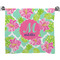 Preppy Hibiscus Bath Towel (Personalized)