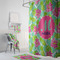 Preppy Hibiscus Bath Towel Sets - 3-piece - In Context