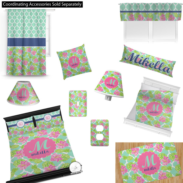 Preppy Hibiscus Bedroom Decor & Accessories2