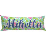 Preppy Hibiscus Body Pillow Case (Personalized)