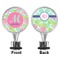 Preppy Hibiscus Bottle Stopper - Front and Back