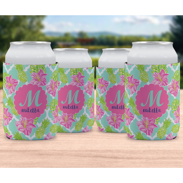 Preppy Hibiscus Can Sleeve - LIFESTYLE