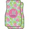 Preppy Hibiscus Car Floor Mats (Front Seat) (Personalized)