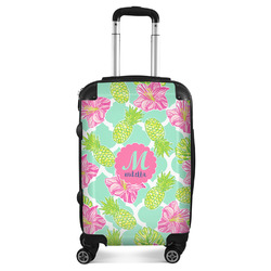Preppy Hibiscus Suitcase (Personalized)