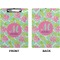 Preppy Hibiscus Clipboard (Letter) (Front + Back)