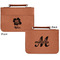 Preppy Hibiscus Cognac Leatherette Bible Covers - Small Double Sided Apvl