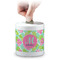 Preppy Hibiscus Coin Bank (Personalized)