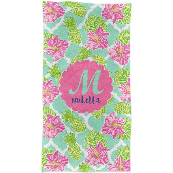 Preppy Hibiscus Crib Comforter/Quilt - Apvl