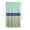 Preppy Hibiscus Curtain With Window and Rod