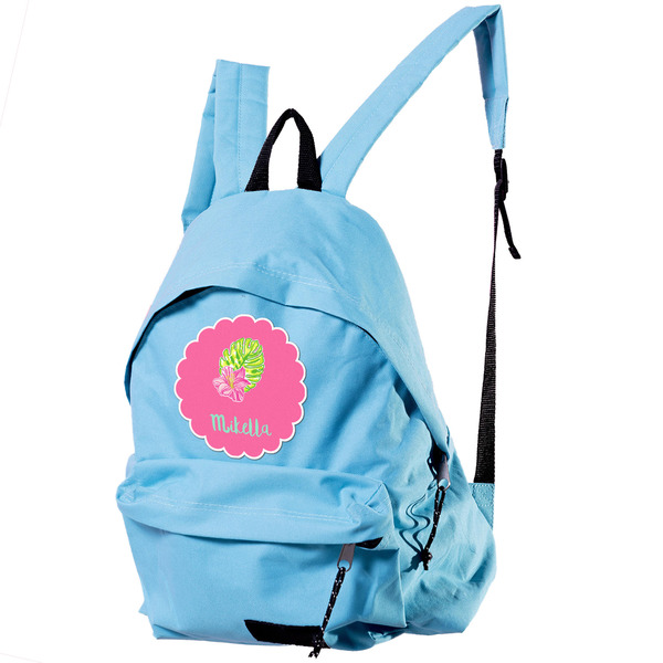 Preppy Hibiscus Custom Shape Iron On Patches - XL single APPROVAL