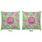 Preppy Hibiscus Decorative Pillow Case - Approval