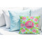 Preppy Hibiscus Decorative Pillow Case - LIFESTYLE 2