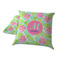 Preppy Hibiscus Decorative Pillow Case - TWO