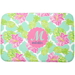 Preppy Hibiscus Dish Drying Mat (Personalized)