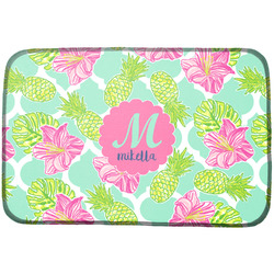Preppy Hibiscus Dish Drying Mat (Personalized)