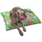 Preppy Hibiscus Dog Bed - Large LIFESTYLE