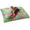 Preppy Hibiscus Dog Bed - Small LIFESTYLE