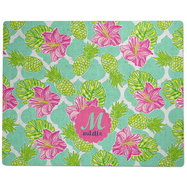 Preppy Hibiscus Dog Food Mat - Large without Bowls