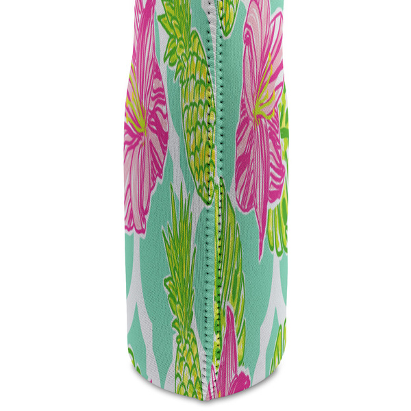 Preppy Hibiscus Double Wine Tote - DETAIL 2 (new)