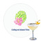 Preppy Hibiscus Drink Topper - Large - Single with Drink