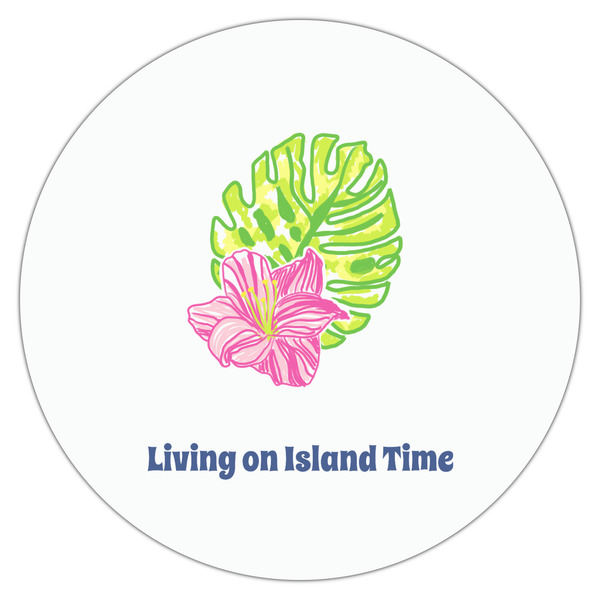 Preppy Hibiscus Drink Topper - XLarge - Single