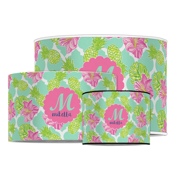 Preppy Hibiscus Drum Lampshades - MAIN