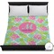 Preppy Hibiscus Duvet Cover - Full / Queen (Personalized)