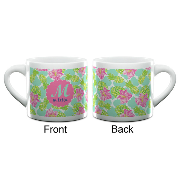 Preppy Hibiscus Espresso Cup - 6oz (Double Shot) (APPROVAL)