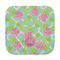 Preppy Hibiscus Face Cloth-Rounded Corners