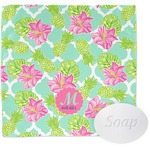 Preppy Hibiscus Washcloth (Personalized)