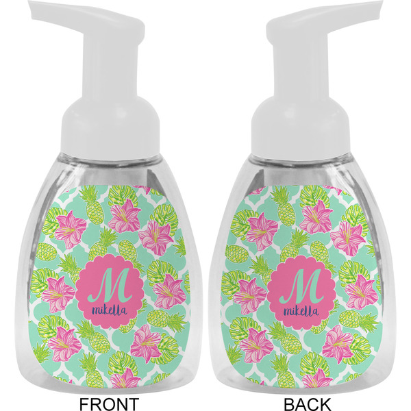 Preppy Hibiscus Foam Soap Bottle Approval - White