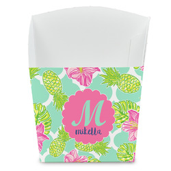 Preppy Hibiscus French Fry Favor Boxes (Personalized)