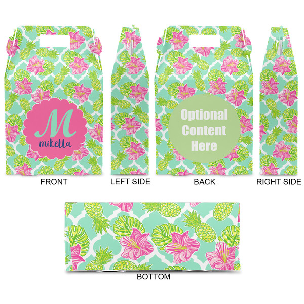 Preppy Hibiscus Gable Favor Box - Approval