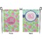 Preppy Hibiscus Garden Flag - Double Sided Front and Back