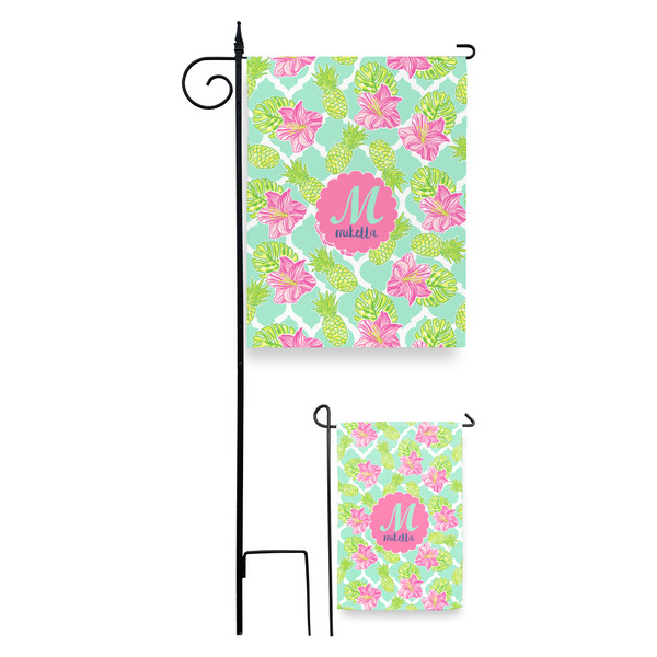 Preppy Hibiscus Garden Flag - PARENT/MAIN