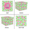 Preppy Hibiscus Gift Boxes with Lid - Canvas Wrapped - Medium - Approval