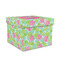 Preppy Hibiscus Gift Boxes with Lid - Canvas Wrapped - Medium - Front/Main