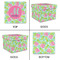 Preppy Hibiscus Gift Boxes with Lid - Canvas Wrapped - Small - Approval