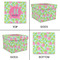 Preppy Hibiscus Gift Boxes with Lid - Canvas Wrapped - X-Large - Approval