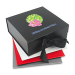 Preppy Hibiscus Gift Box with Magnetic Lid (Personalized)