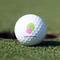 Preppy Hibiscus Golf Ball - Branded - Front Alt