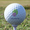 Preppy Hibiscus Golf Ball - Branded - Tee