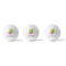 Preppy Hibiscus Golf Balls - Generic - Set of 3 - APPROVAL