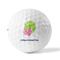 Preppy Hibiscus Golf Balls - Titleist - Set of 12 - FRONT