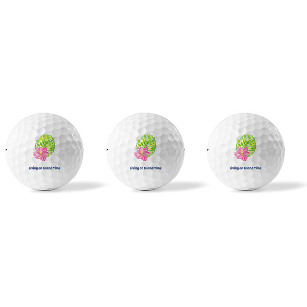 Preppy Hibiscus Golf Balls - Titleist - Set of 3 - APPROVAL