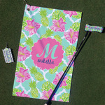 Preppy Hibiscus Golf Towel Gift Set (Personalized)